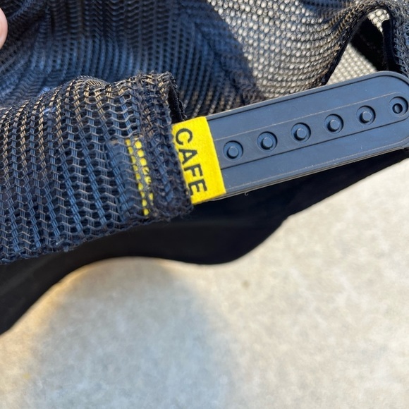 Cafe Moto Snapback Hat Cap Black Spell-Out Logo One Size Craft Coffee Racer SD - Picture 5 of 9